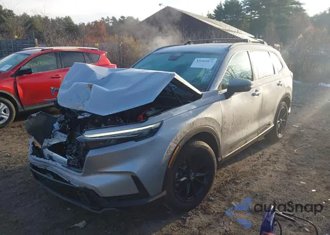 2025 Honda Cr-V Hybrid Sport z USA, uszkodzony, nr VIN 7FARS6H57SE076537